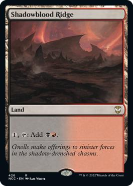 Shadowblood Ridge - Streets of New Capenna Commander