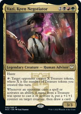 Vazi, Keen Negotiator - Streets of New Capenna Commander