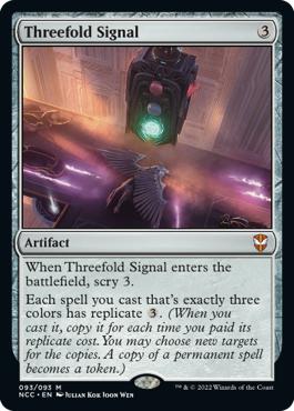 Threefold Signal - Streets of New Capenna Commander