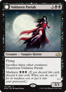 Voldaren Pariah -> Abolisher of Bloodlines - Eldritch Moon