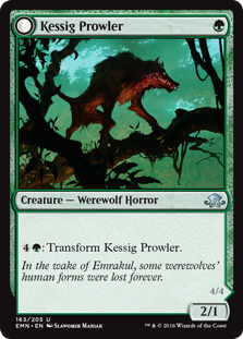 Kessig Prowler -> Sinuous Predator - Eldritch Moon