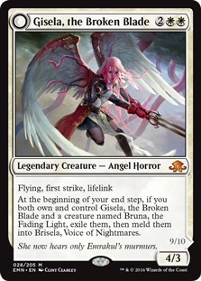 Gisela, the Broken Blade -> Brisela, Voice of Nightmares - Eldritch Moon