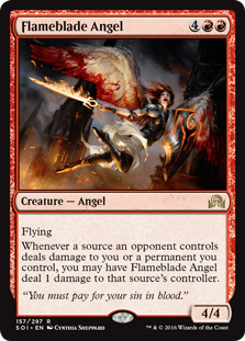 Flameblade Angel - Shadows over Innistrad