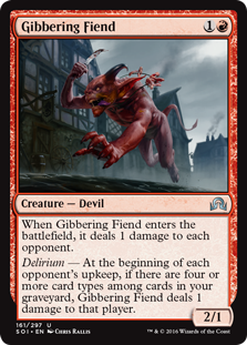 Gibbering Fiend - Shadows over Innistrad