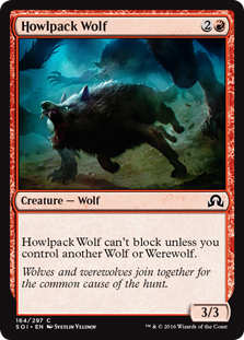 Howlpack Wolf - Shadows over Innistrad