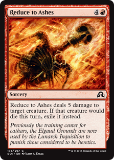 Reduce to Ashes - Shadows over Innistrad