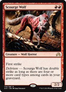 Scourge Wolf - Shadows over Innistrad