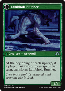 Lambholt Butcher - Shadows over Innistrad