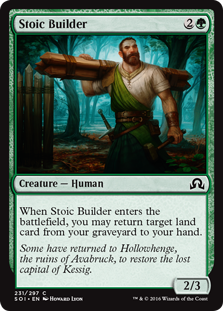 Stoic Builder - Shadows over Innistrad