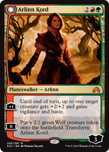 Arlinn Kord -> Arlinn, Embraced by the Moon - Shadows over Innistrad