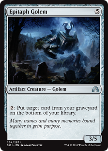 Epitaph Golem - Shadows over Innistrad