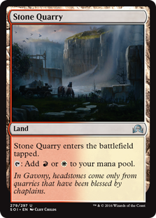 Stone Quarry - Shadows over Innistrad