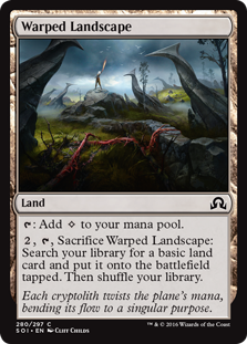 Warped Landscape - Shadows over Innistrad