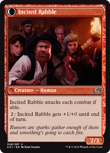 Incited Rabble - Shadows over Innistrad