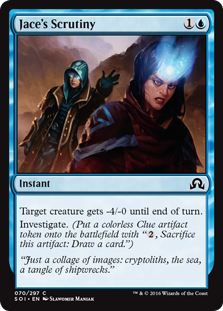 Jace's Scrutiny - Shadows over Innistrad