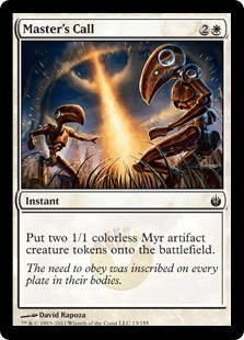 Master's Call - Mirrodin Besieged