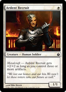 Ardent Recruit - Mirrodin Besieged