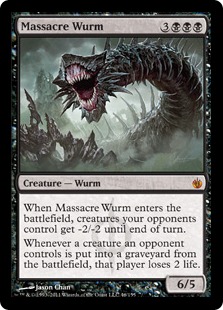 Massacre Wurm - Mirrodin Besieged