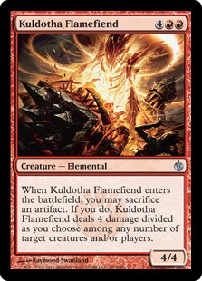 Kuldotha Flamefiend - Mirrodin Besieged