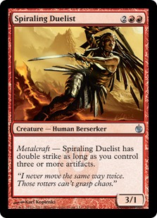 Spiraling Duelist - Mirrodin Besieged