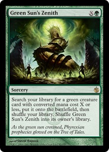 Green Sun's Zenith - Mirrodin Besieged