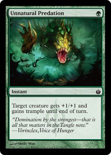 Unnatural Predation - Mirrodin Besieged