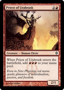 Priest of Urabrask - New Phyrexia