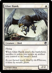 Glint Hawk - Scars of Mirrodin