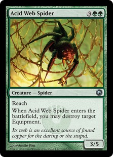 Acid Web Spider - Scars of Mirrodin