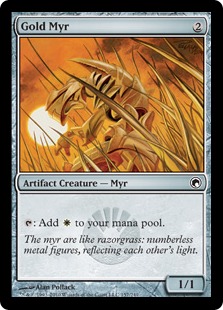 Gold Myr - Scars of Mirrodin