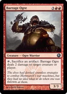 Barrage Ogre - Scars of Mirrodin