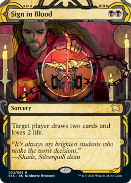 Sign in Blood - Strixhaven Mystical Archive