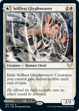 Selfless Glyphweaver // Deadly Vanity - Strixhaven: School of Mages