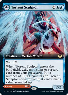 Torrent Sculptor // Flamethrower Sonata - Strixhaven: School of Mages