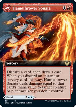 Flamethrower Sonata - Strixhaven: School of Mages