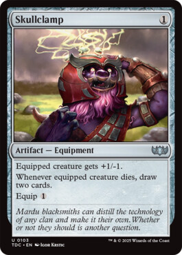 Skullclamp - Tarkir: Dragonstorm Commander