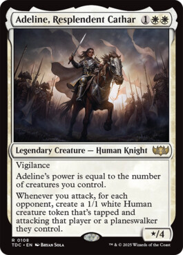 Adeline, Resplendent Cathar - Tarkir: Dragonstorm Commander
