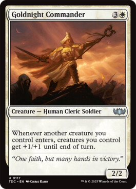 Goldnight Commander - Tarkir: Dragonstorm Commander
