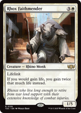 Rhox Faithmender - Tarkir: Dragonstorm Commander