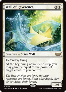 Wall of Reverence - Tarkir: Dragonstorm Commander