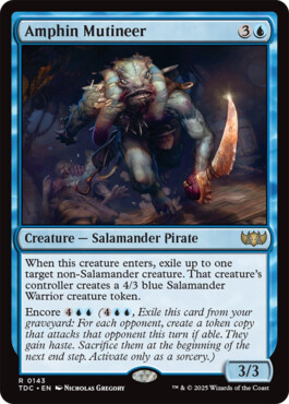 Amphin Mutineer - Tarkir: Dragonstorm Commander