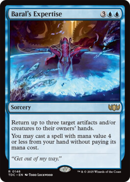 Baral's Expertise - Tarkir: Dragonstorm Commander