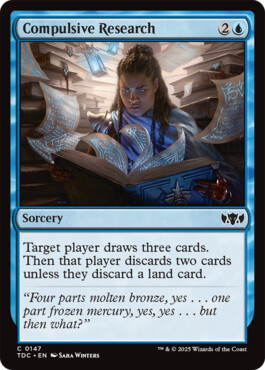 Compulsive Research - Tarkir: Dragonstorm Commander