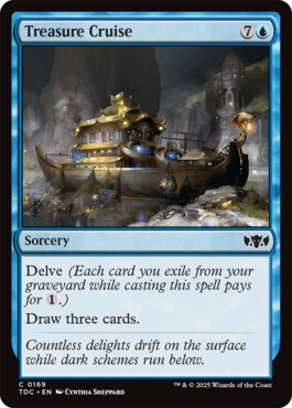 Treasure Cruise - Tarkir: Dragonstorm Commander