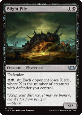 Blight Pile - Tarkir: Dragonstorm Commander