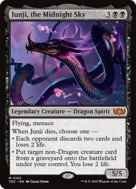 Junji, the Midnight Sky - Tarkir: Dragonstorm Commander