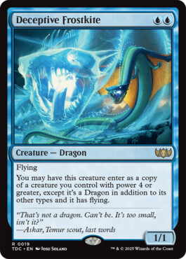 Deceptive Frostkite - Tarkir: Dragonstorm Commander