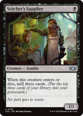 Stitcher's Supplier - Tarkir: Dragonstorm Commander