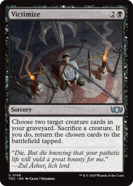 Victimize - Tarkir: Dragonstorm Commander