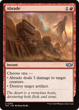 Abrade - Tarkir: Dragonstorm Commander
